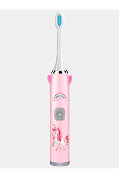 ABYZ Electric toothbrush for children with 2 heads and battery included, Pink color