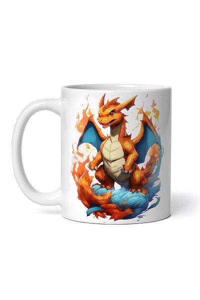 OEM Cană albă personalizată, Pokemon Dragon, INOVATIX®. 330 ml