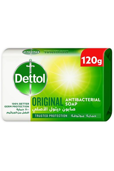 Dettol Original Anti-Bacterial Soap 4 x 120 g