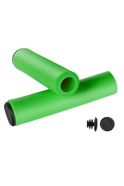 Choice Green Sponge Soft Bicycle Handle Cover Colorful Cycling Grips for Mountain Bike Anti Skid Shock Bicy