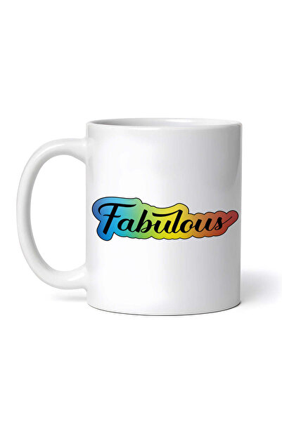 OEM Εξατομικευμένη λευκή κούπα, Fabulous, INOVATIX®. 330 ml