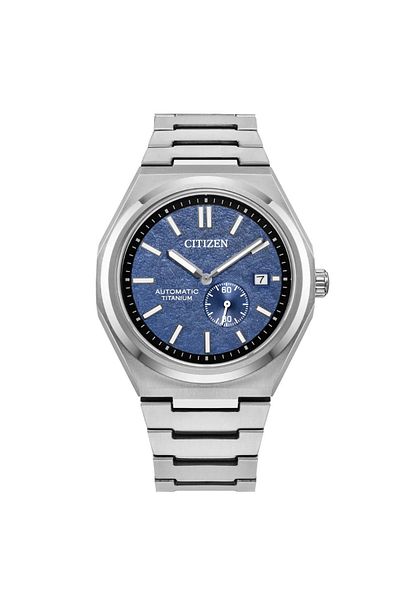 Citizen Nj0180-80L Zenshin Super Titanium Small Seconds Men's Wristwatch
