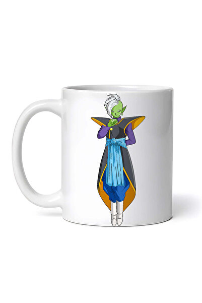 OEM Cană albă personalizată, Energia Zamasu Dagon ball z, INOVATIX®. 330 ml