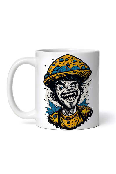 OEM Εξατομικευμένη Λευκή Κούπα, Εξερευνητής με Κεφάλι Μανιταριού, Inovatix®. ...