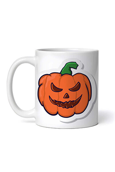 OEM Cană albă personalizată, dovleac de Halloween, INOVATIX®. 330ml