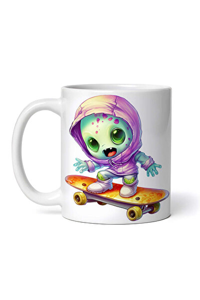 OEM Cană albă personalizată, Alien Xing, INOVATIX®. 330ml