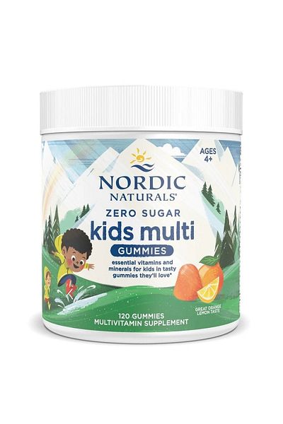 Nordic ZERO SUGAR KIDZ MULTIVITAMIN GUMMIES 120S