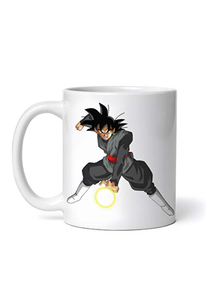 OEM Cană albă personalizată, Dragon Ball Goku poziție de luptă 4, INOVATIX®. ...