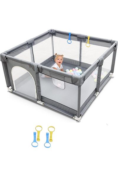 NEXIFY Baby Playpen | Portable Playard for Babies | Sturdy Anti-Fall Baby Playpen Activity Center