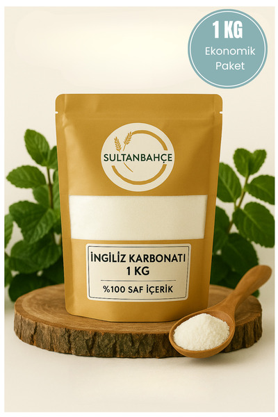 sultanbahçe İngiliz Karbonatı 1000 Gr - Yenilebilir - 1 Kilo Ekonomik Paket - %100 Saf İçerik