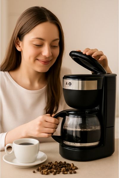JANO JANO Mini Coffee Maker Black 600W E03416