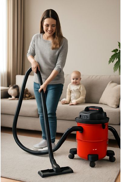 Koolen Wet And Dry Vacuum Cleaner , 20 L , 1600 W , Red - 806101004