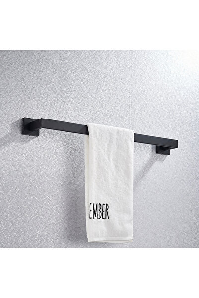 Blackswan Design Set accesorii baie, Blackswan, Tip M5, 4 piese, model negru mat, dimensiune 60 cm