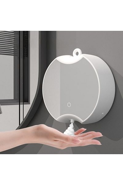 MARYALEX Foaming liquid soap dispenser, motion sensor, wall mount without holes, bathroom, kitchen
