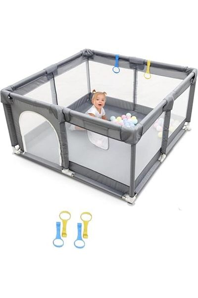 NEXIFY Baby Playpen | Portable Playard for Babies | Sturdy Anti-Fall Baby Playpen Activity Center