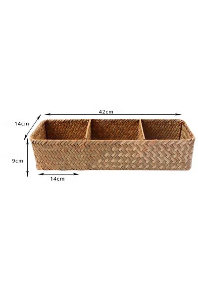 Choice No cover Hand Woven Storage Baskets With Lid Dust Clothing Storage-Box Rectangular Wardrobe Containe