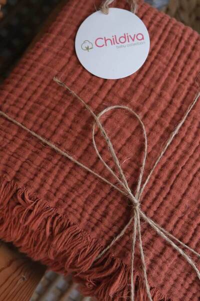 Childiva 100% Cotton 4 Layer Muslin Blanket