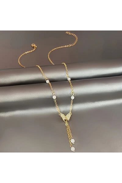 Ayzen stone butterfly necklace