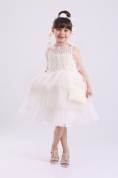 Ahenk Baby Kids Ahenk Girl's Dress Special Occasion Birthday Wedding Party Special Occasion