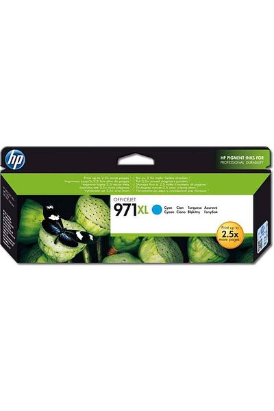 HP HP Original High Yield Cyan Ink Cartridge 971XL - CN626AE