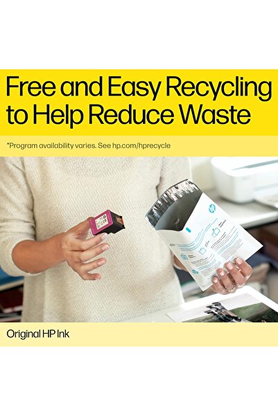 HP 123 Tri-Colour Original Ink Cartridge - F6V16Ae