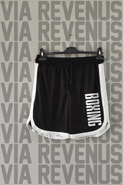 Vordevia Printed Piping Detailed Sports Training Shorts
