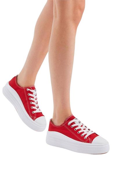 Liger Unisex Linen Sneakers RED