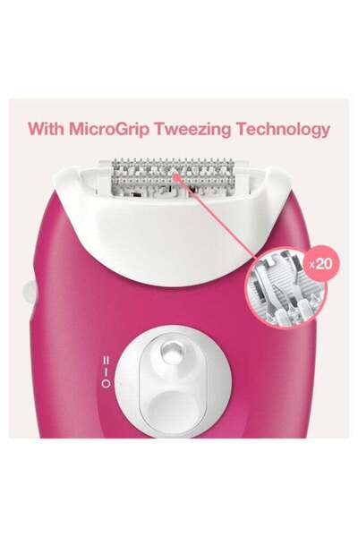 Braun ماكينة إزالة الشعر Braun Silk-épil 3 3-420 + ماكينة تشذيب منطقة البيكيني من براون