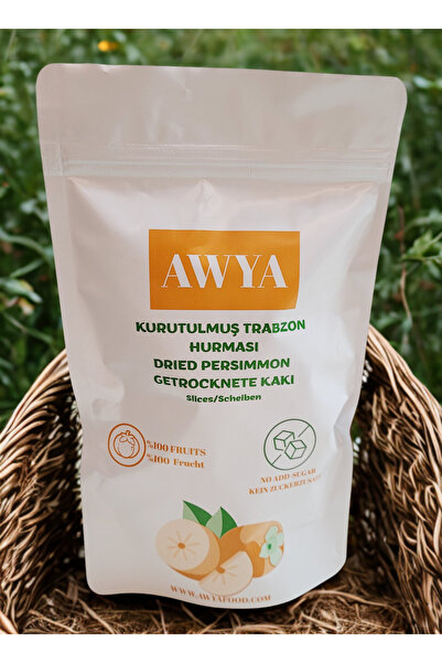 Awya Gıda Kurutulmuş Cennet (TRABZON) Hurması Cipsi Sağlıklı Atıştırmalıklar ...