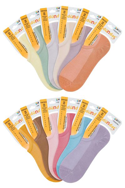 Dündar Women's Modal Sneaker Socks 4 Seasons