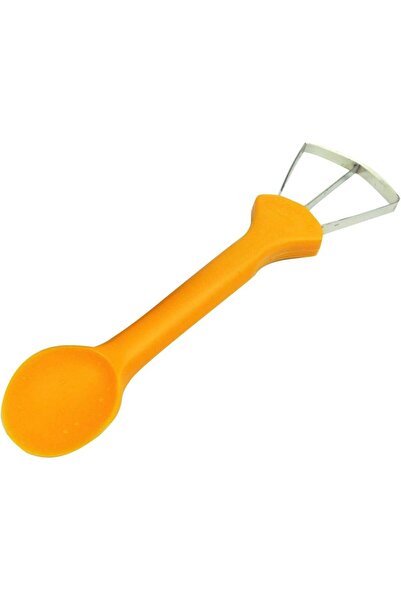 Generic قطاعة بطيخ ستانلس ستيل وملعقة بلاستيك