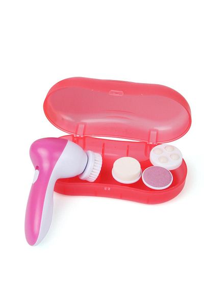Others 4-1 Electrical Facial Cleaning Brush Sonic Rotation Massage Mini Portable Antistress Face Makeup