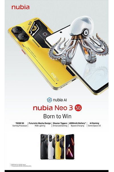 ZTE Nubia Neo 3 8 12 Gb Ram 256gb 5g - Cyber Silver