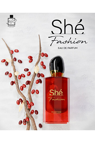 Milestone Eau De Parfum, , She Fashion Pour Femme, 100 ml, květinově-ovocná, elegantní vůně