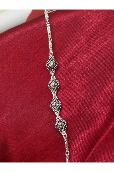 ErdoğanSilver 925 Ayar Gümüş Telkari El İşçiliği Kadın Bileklik | Şık ve Zari...