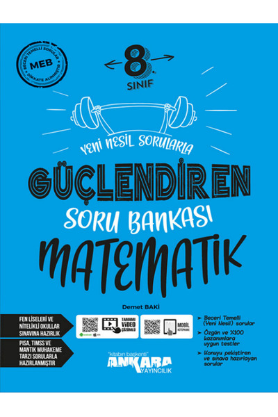 Efsane Yayınları 8.Sınıf Ankara Güçlendiren MATEMATİK Soru Bankası - Yeni Nes...