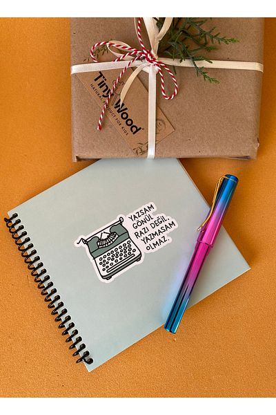 KESKİN COLOR Feeling Things I Don'T Want to Say I Can'T Say Hard Cover Spiral Notebook 50 Sheets