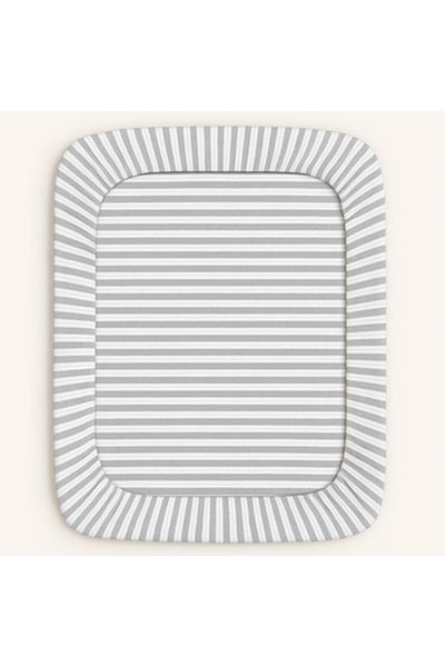 Pazar Home Bedding مفرش زوجي مقلم من ٦ قطع- بازار هوم باريرا - بحشوة ثابتة