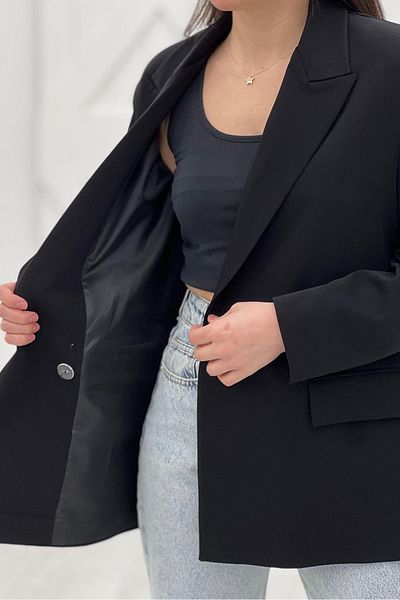 Suzi JACHETĂ BLAZER DE BAZĂ CU BUTON DUBLU 4S2004