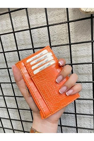 gullfoss Crocodile Card Holder Wallet