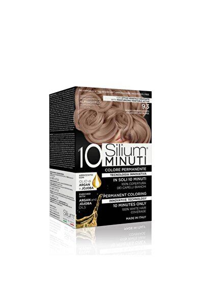 Silium صبغة شعر دائمة 10 دقائق، أشقر ذهبي فاتح 9.3، خالية من الأمونيا