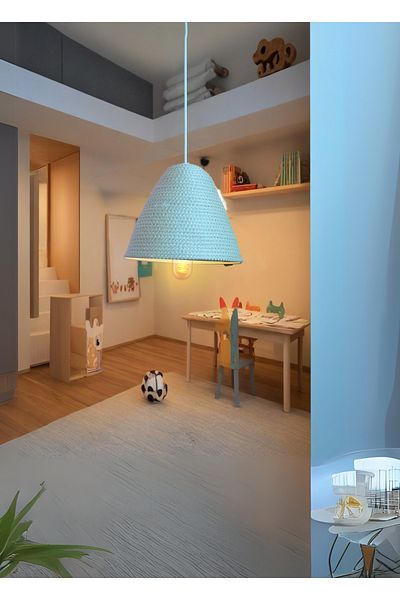 HomeTurko Belora Jute Moderin Rustic Chandelier Wicker Chandelier Home Decor Chandelier Hotel Office Restaurant Floor Lamp Chandelier