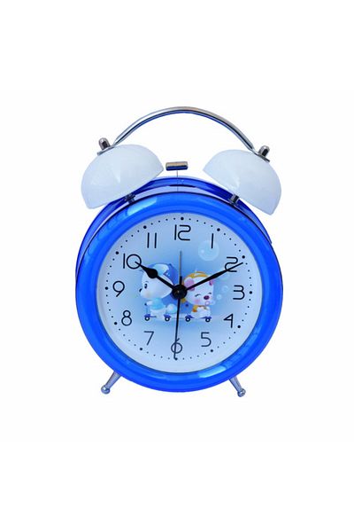 PUFO Ceas deșteptător pentru copii Joy, cu buton de iluminare a cadranului, 16 cm, model You&Me