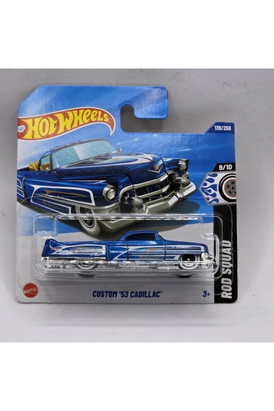 HOT WHEELS Custom '53 Cadillac – 2025 Rod Squad Serisi 139/250 Koleksiyon Arabası