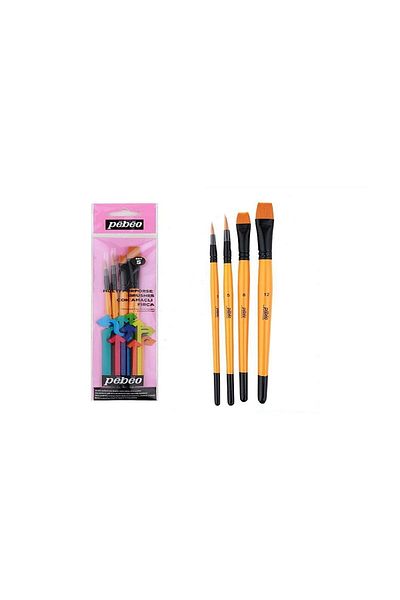 Pebeo Brush Set Set of 4 5