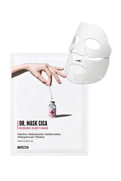 Rovectin Dr. Mask Cica - Kalamin, Bha Ve Madecassoside Içeren Yatıştırıcı Mas...
