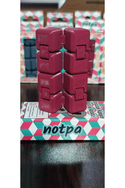 kutuTR Infinity Cube Stress Throw Cube Stress Cube(Infinity Cube) Red