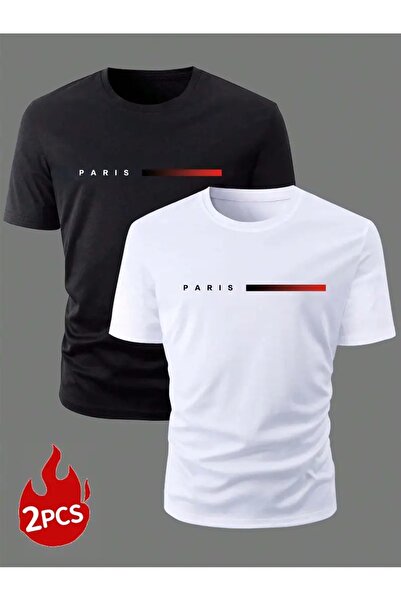 PAVRO Unisex Tshrt Pavro άνετο κομμένο σε 2, πολύχρωμο πολύχρωμο μπλουζάκι πο...