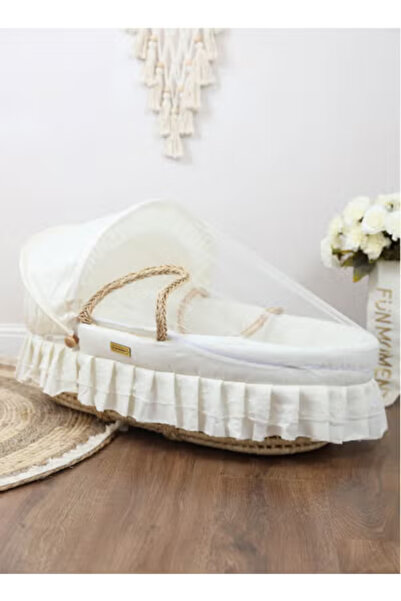 Fun Moment سرير أطفال سلة موسى مع ناموسية