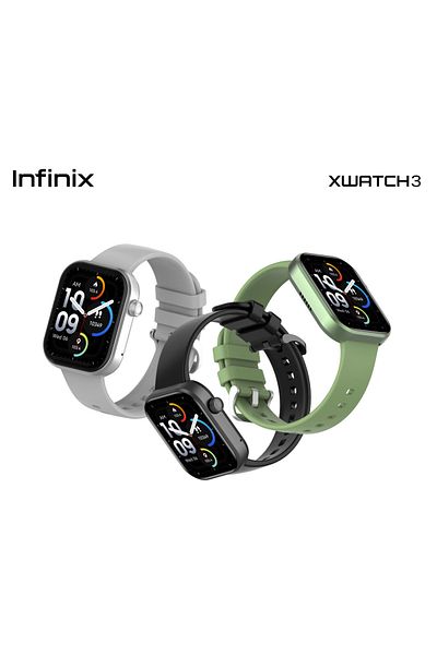 INFINIX XW3 Smart Watch, 7-Day Battery, Bluetooth Call, Heart rate, Blood oxygen, grey